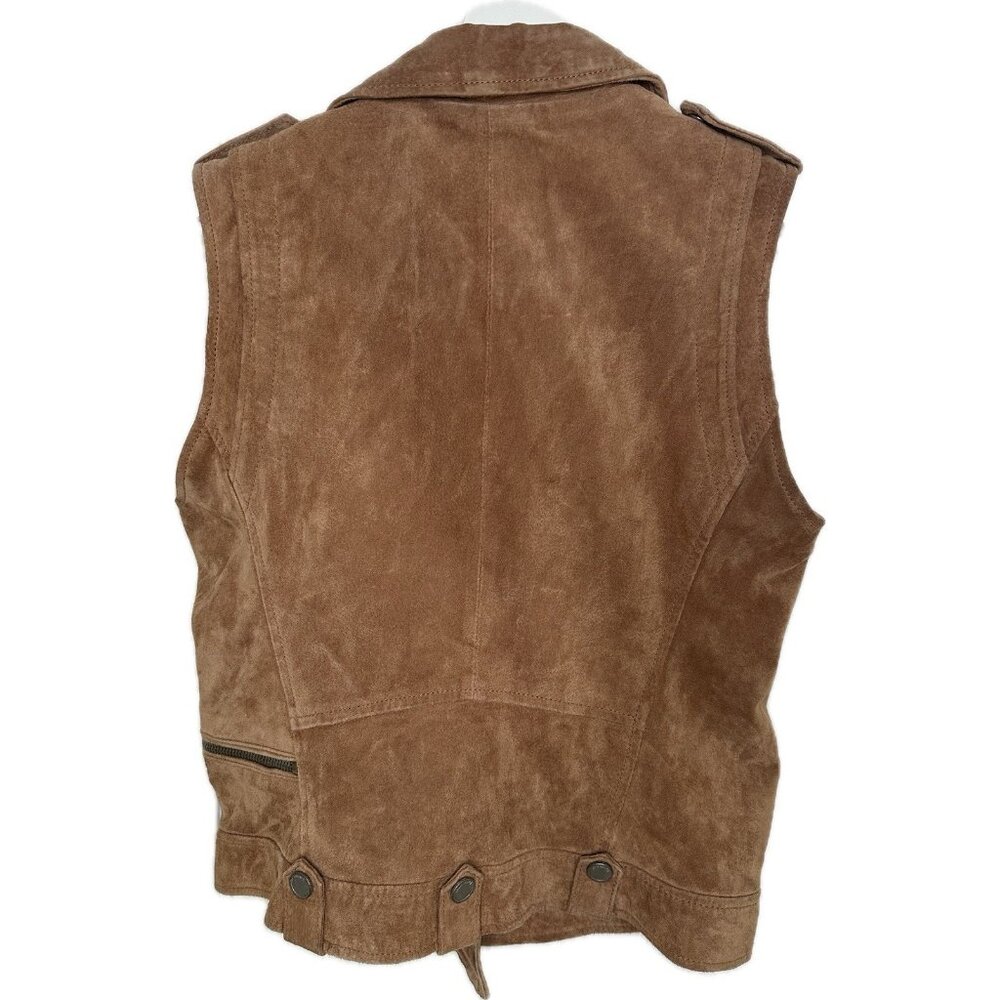 Blank NYC Tan Suede Vest - Picture 3 of 10